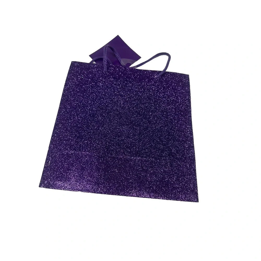 flomo party‎ present gift bag glitter purple